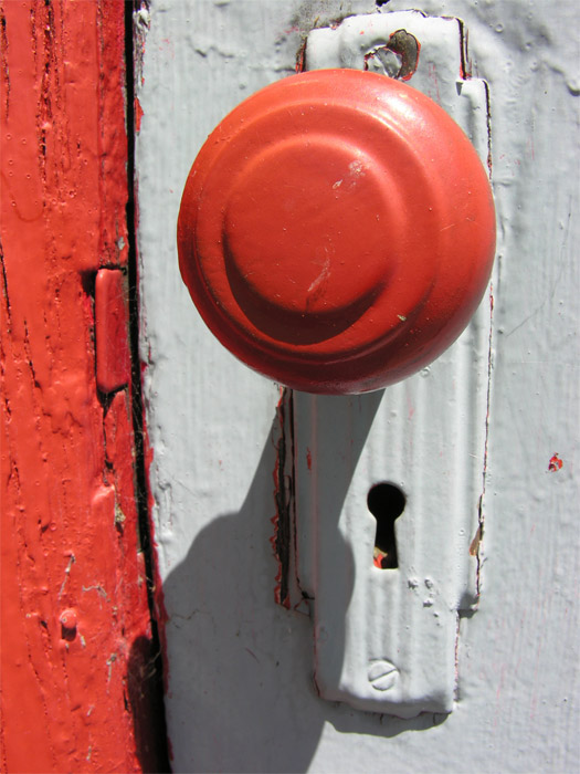 Red Doorknob